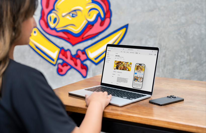Señor Sisig utilise Apple Business Connect pour gérer sa présence dans Plans, Portefeuille, Siri et bien plus.