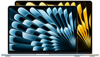 Notebooks MacBook Air de 13 y 15 pulgadas, colores disponibles: azul cielo, color plata, blanco estelar, medianoche