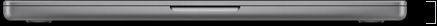 Front view of MacBook Pro 14-inch, closed